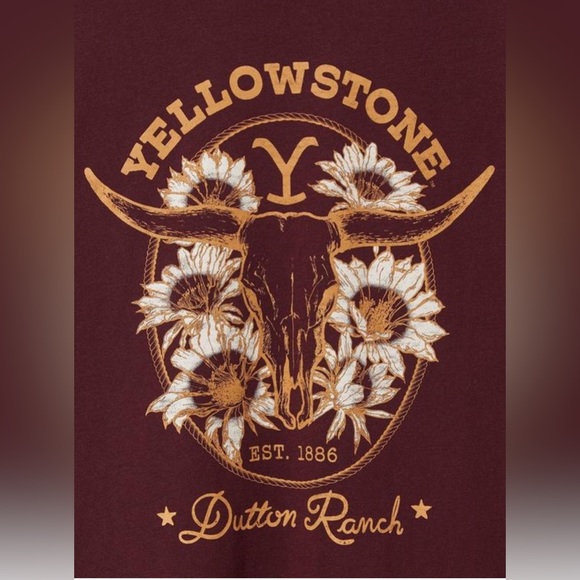 Torrid Yellowstone Relaxed Fit Cotton Boxy Tee - Picture 4 of 4